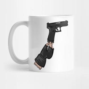 italian pistol joke Mug